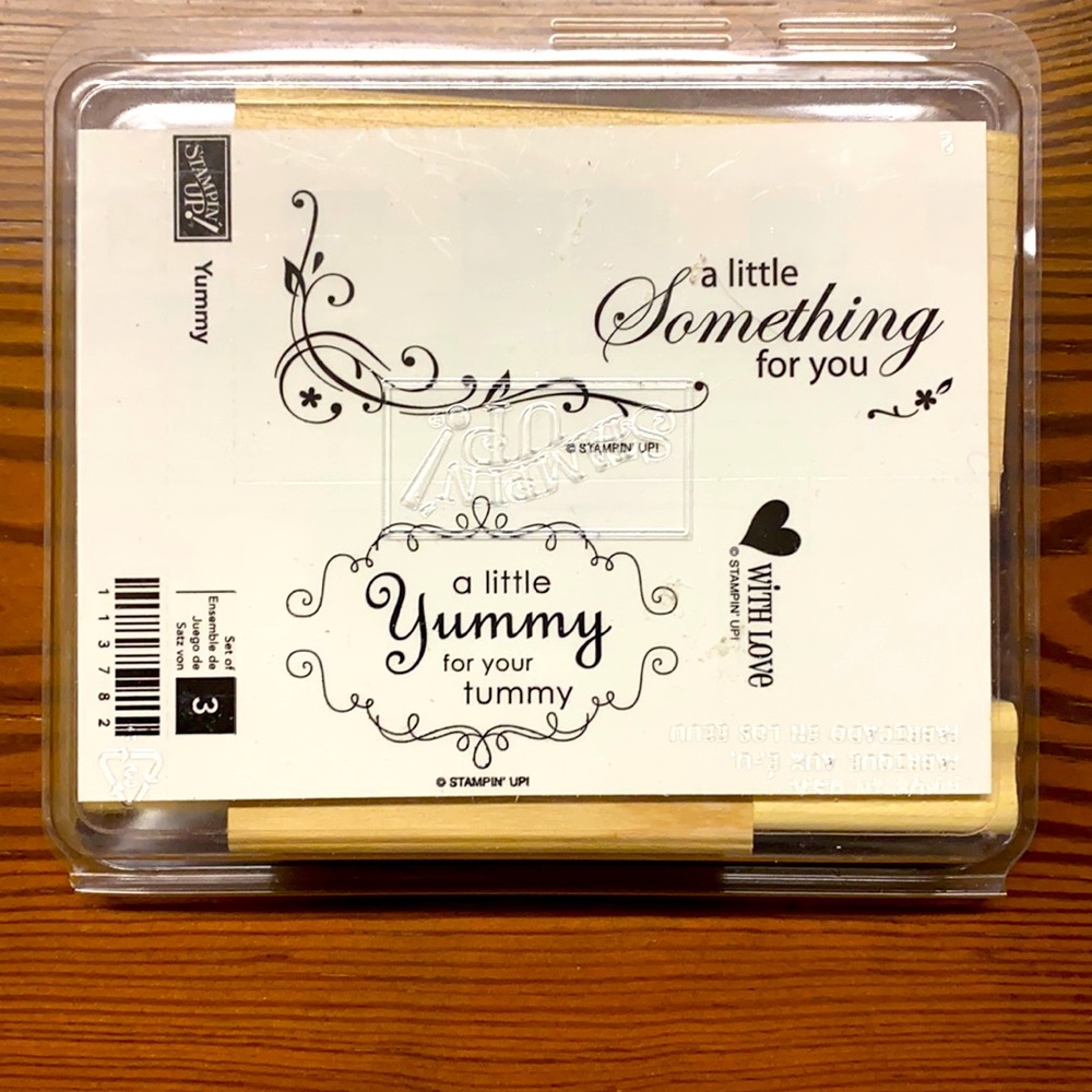 Stampin’ Up! “YUMMY” Bake Sale Rubber Stamp Kit